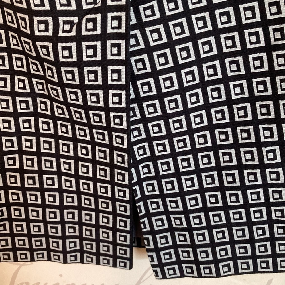 Liz Claiborne SZ 10 Skirt, Blue-and White - Picture 3 of 6